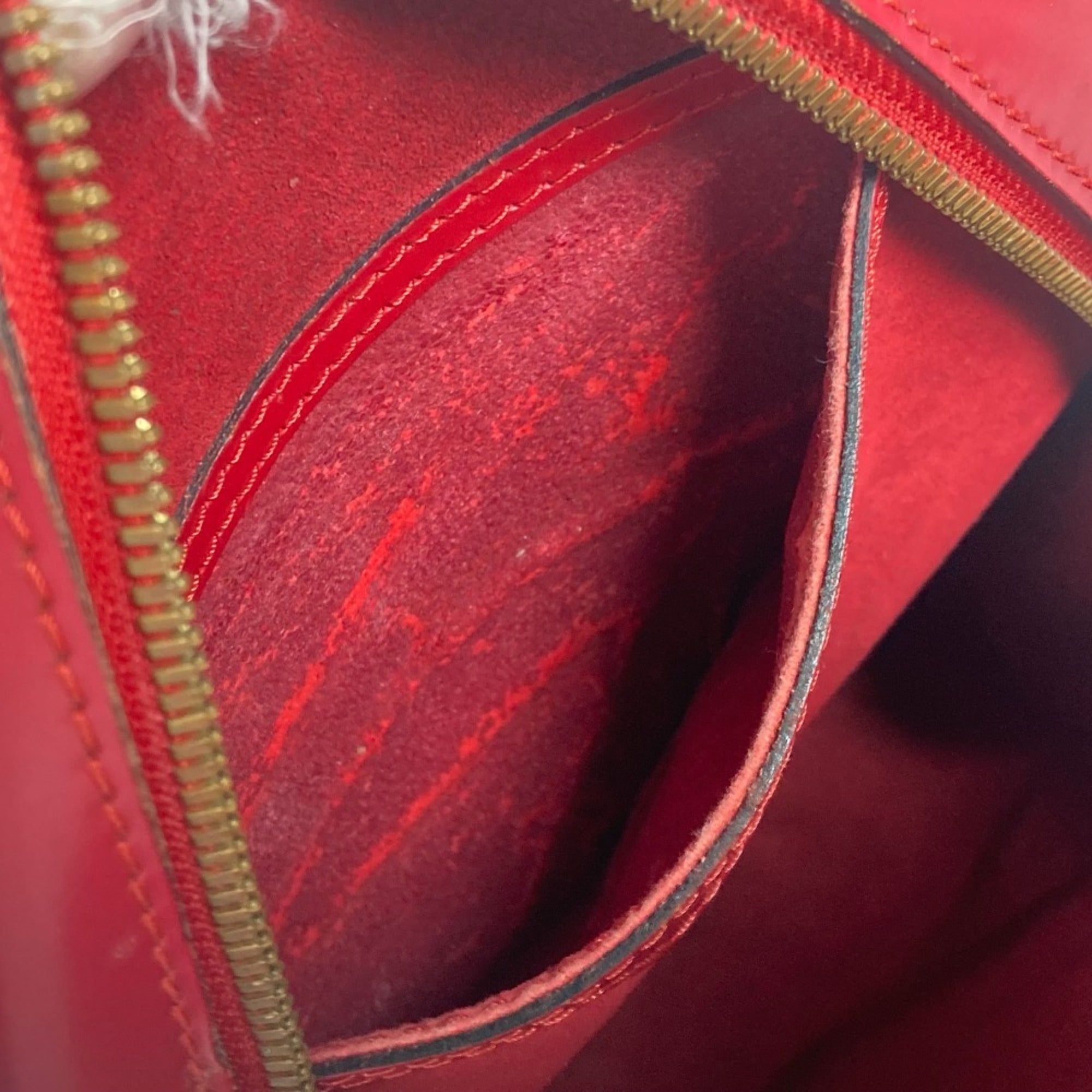 Louis Vuitton Red Color Epi Leather Backpack