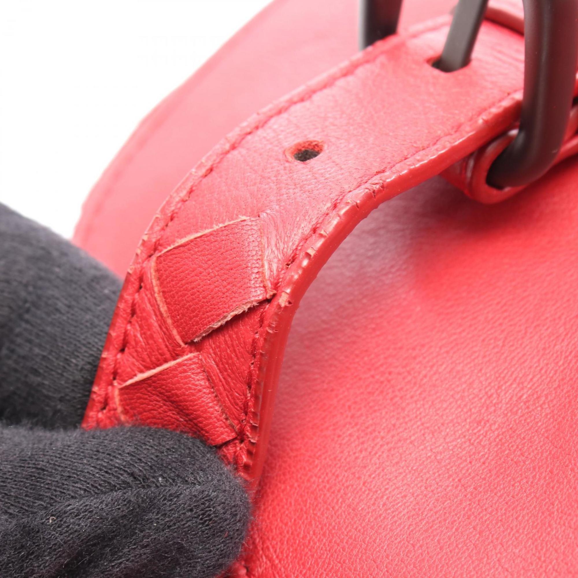 Bottega Veneta Red Color Leather Handbag