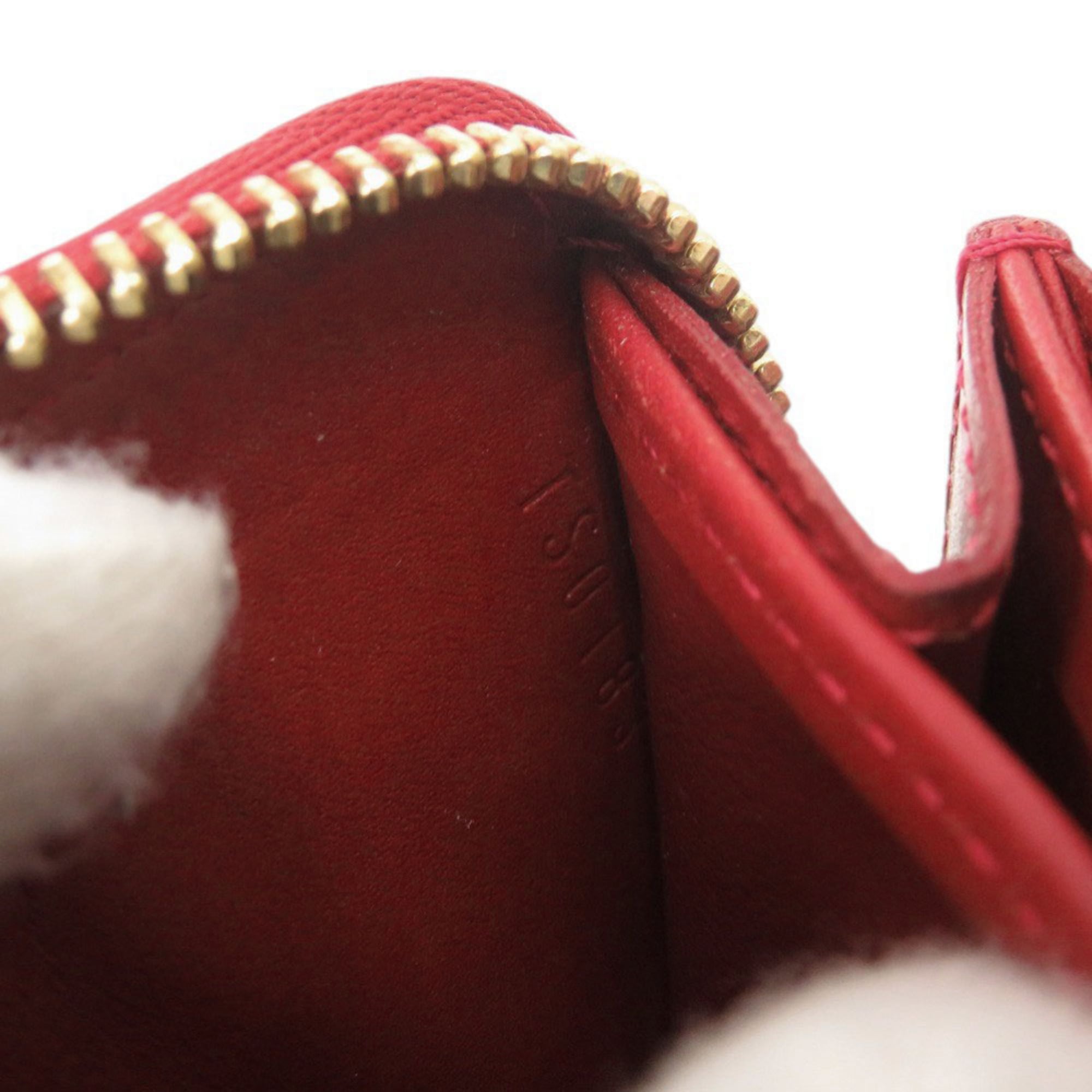 Louis Vuitton Red Color Monogram Vernis Coin Purse/Coin Case