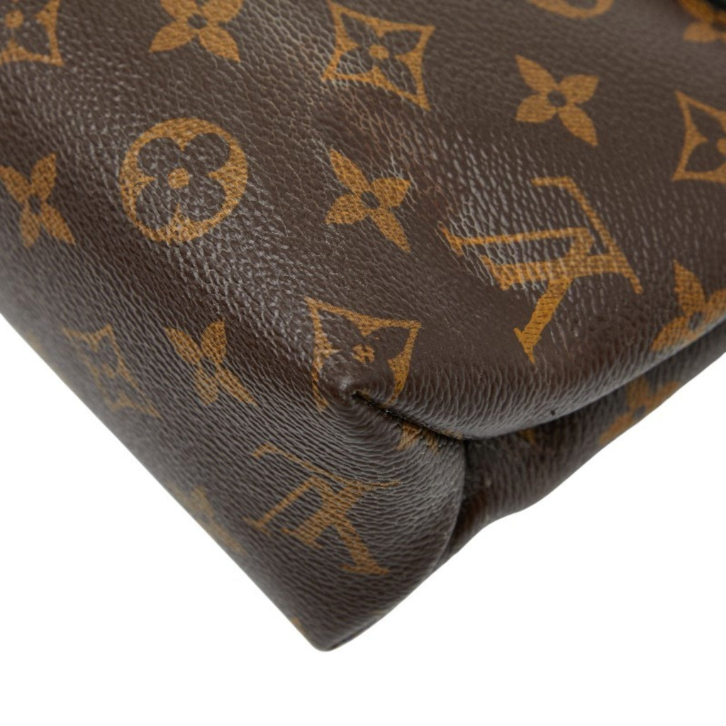 Louis Vuitton Brown Cerise Red Color Pvc Leather Shoulder Bag