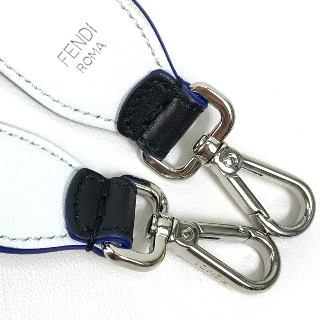 Fendi Black Leather Chain/Shoulder Wallet