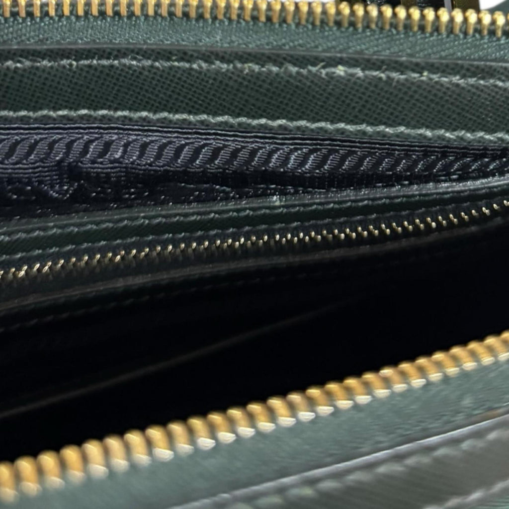 Prada Green Nylon Shoulder Bag