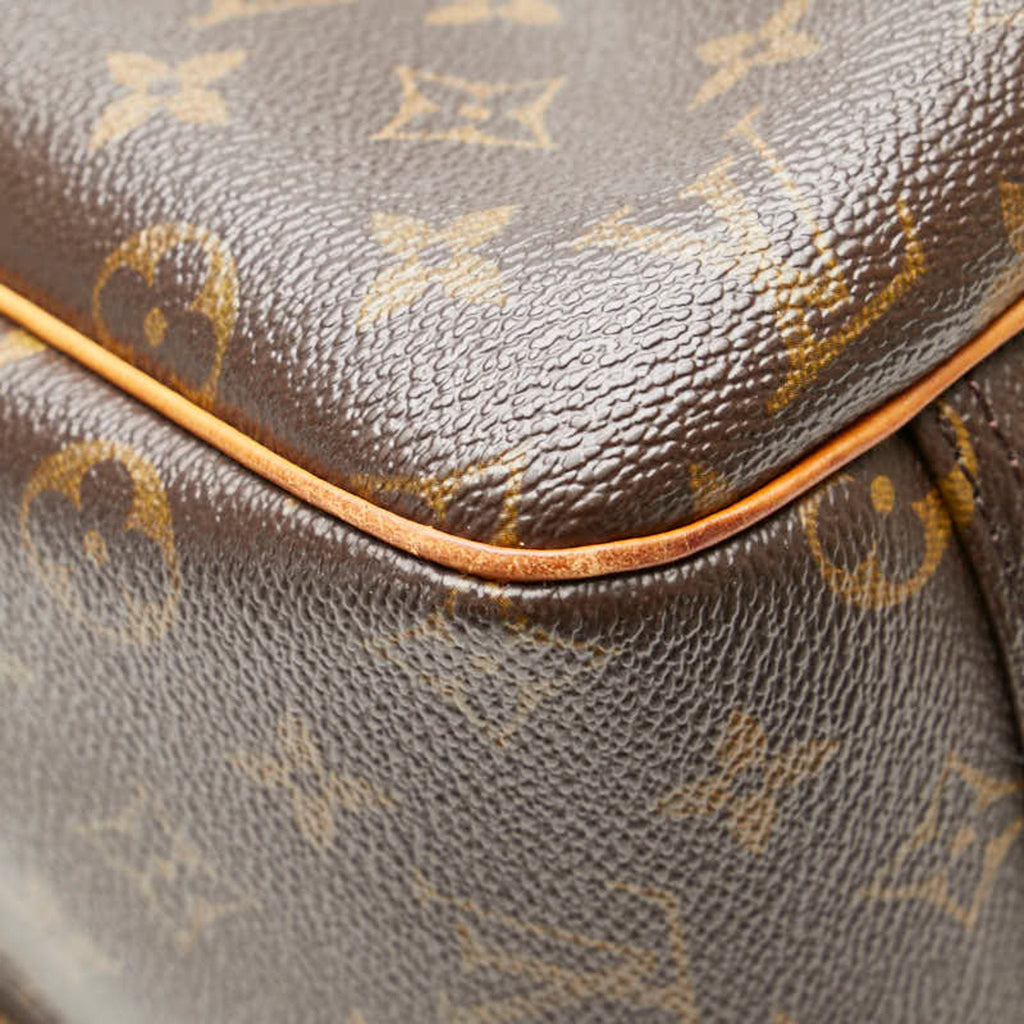 Louis Vuitton Monogram Brown Pvc Leather Handbag