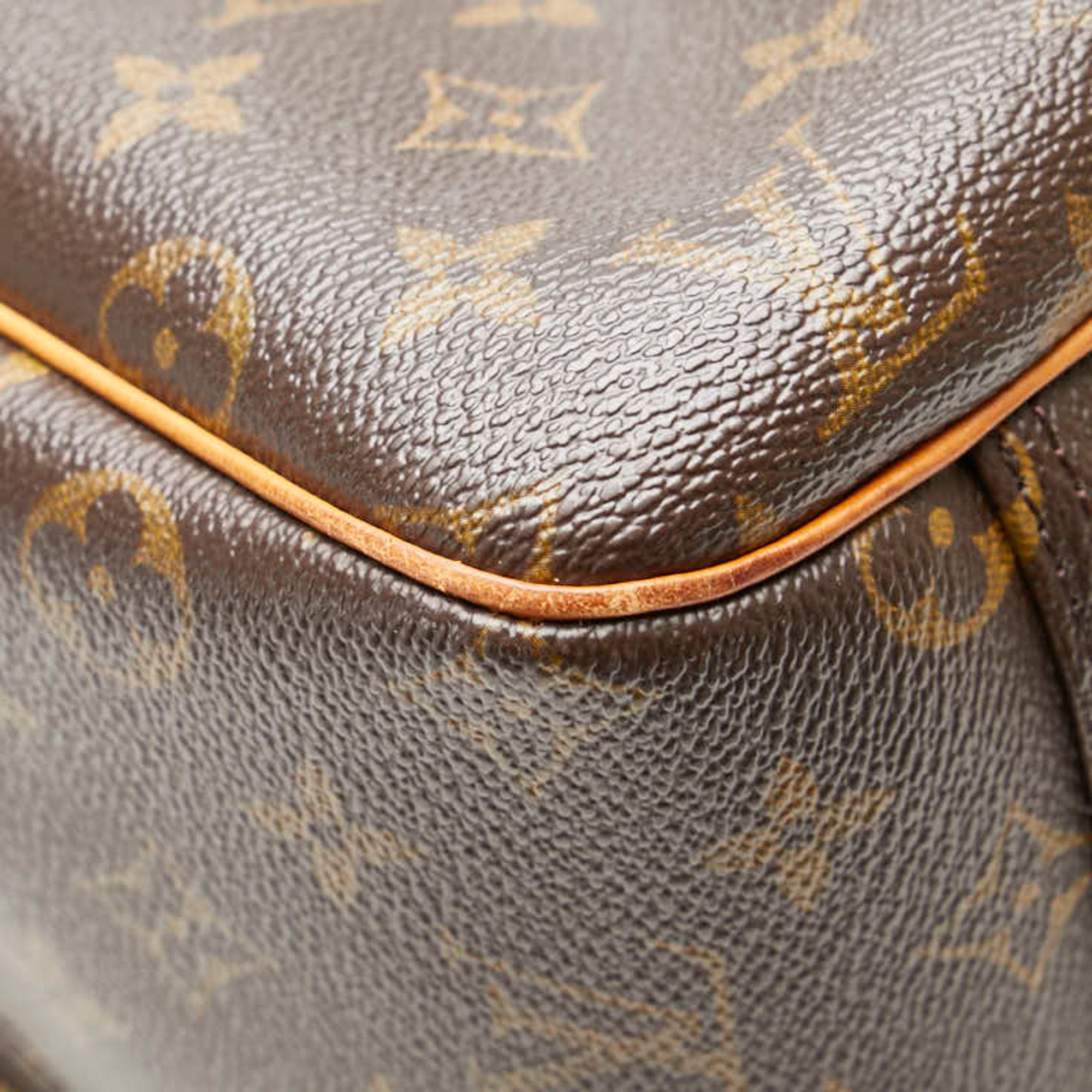 Louis Vuitton Monogram Brown Pvc Leather Handbag