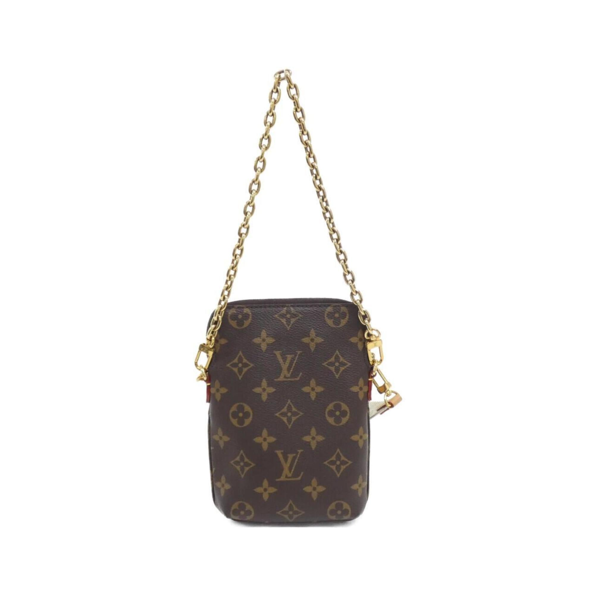 Louis Vuitton Marron Coated Canvas Shoulder Bag