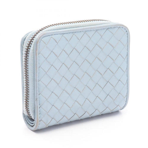 Bottega Veneta Blue Leather Wallet (Bi-Fold)