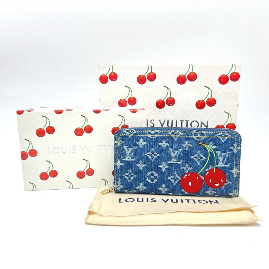 Louis Vuitton Monogram Denim Blue Monogram Denim Long Wallet