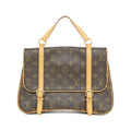 Louis Vuitton Marron Coated Canvas Backpack