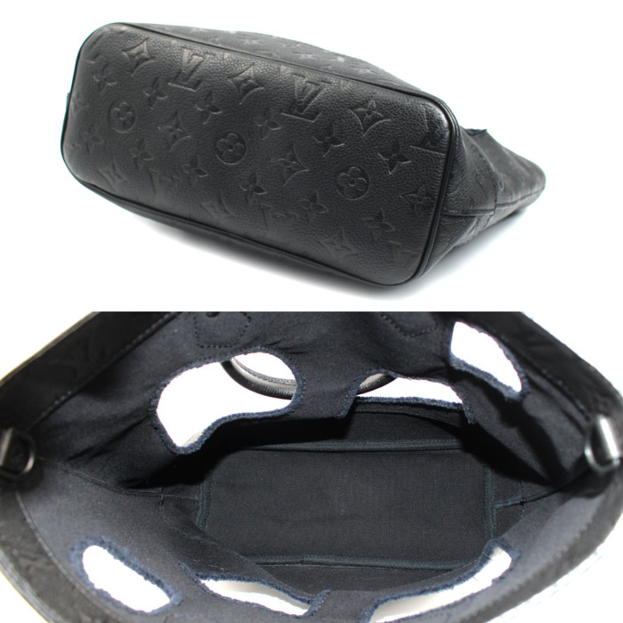 Louis Vuitton Black Monogram Empreinte Shoulder Bag