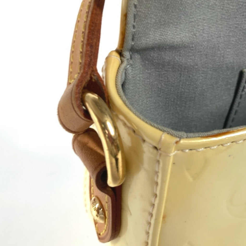 Louis Vuitton Monogram Vernis Pearl White Monogram Vernis Shoulder Bag