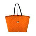 Louis Vuitton Orange Microfiber Shoulder Bag Tote Bag