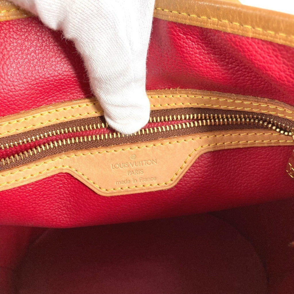 Louis Vuitton Brown Monogram Monogram Cherry Red Color Monogram Shoulder Bag Tote Bag