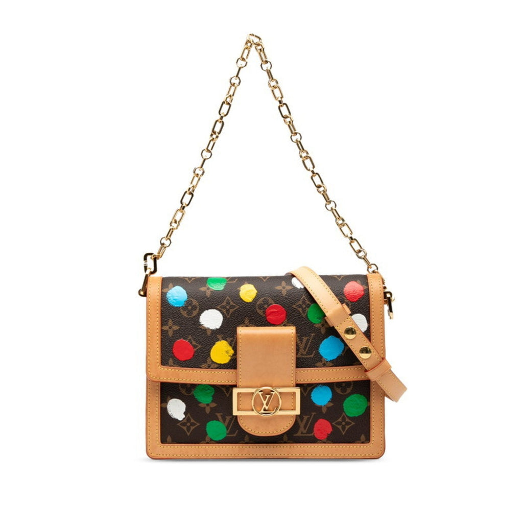 Louis Vuitton Brown Multi-Color Pvc Leather Handbag Shoulder Bag