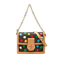 Louis Vuitton Brown Multi-Color Pvc Leather Handbag Shoulder Bag