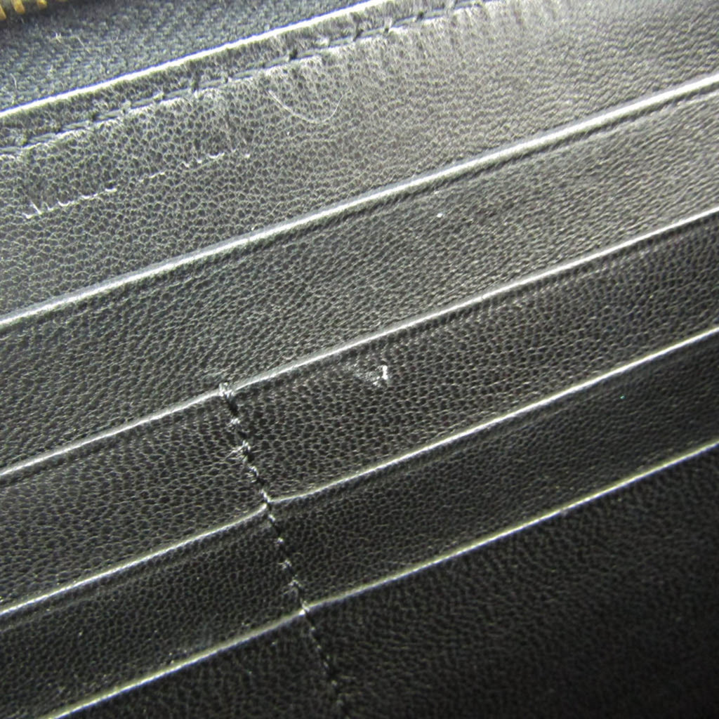 Celine Navy Leather Long Wallet (Bi-Fold)