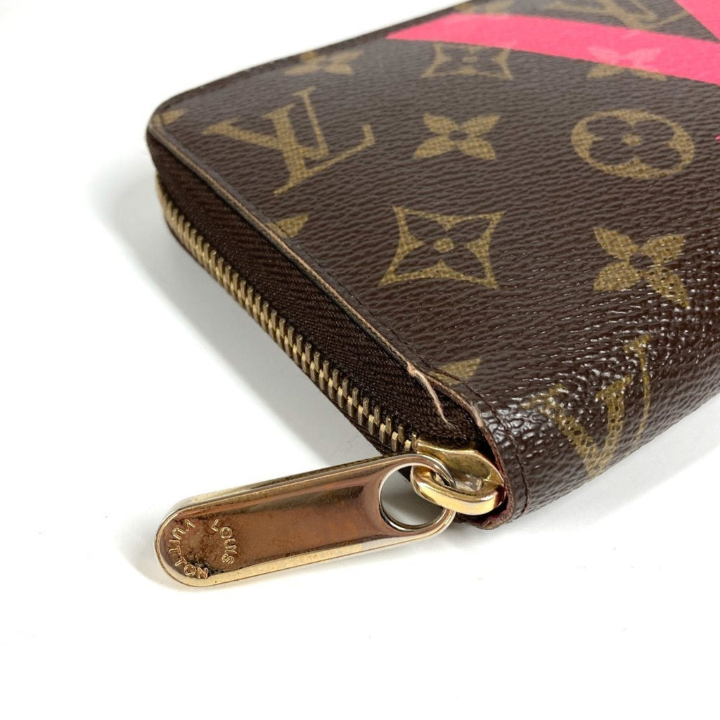 Louis Vuitton Monogram Brown Monogram Pink Monogram Long Wallet