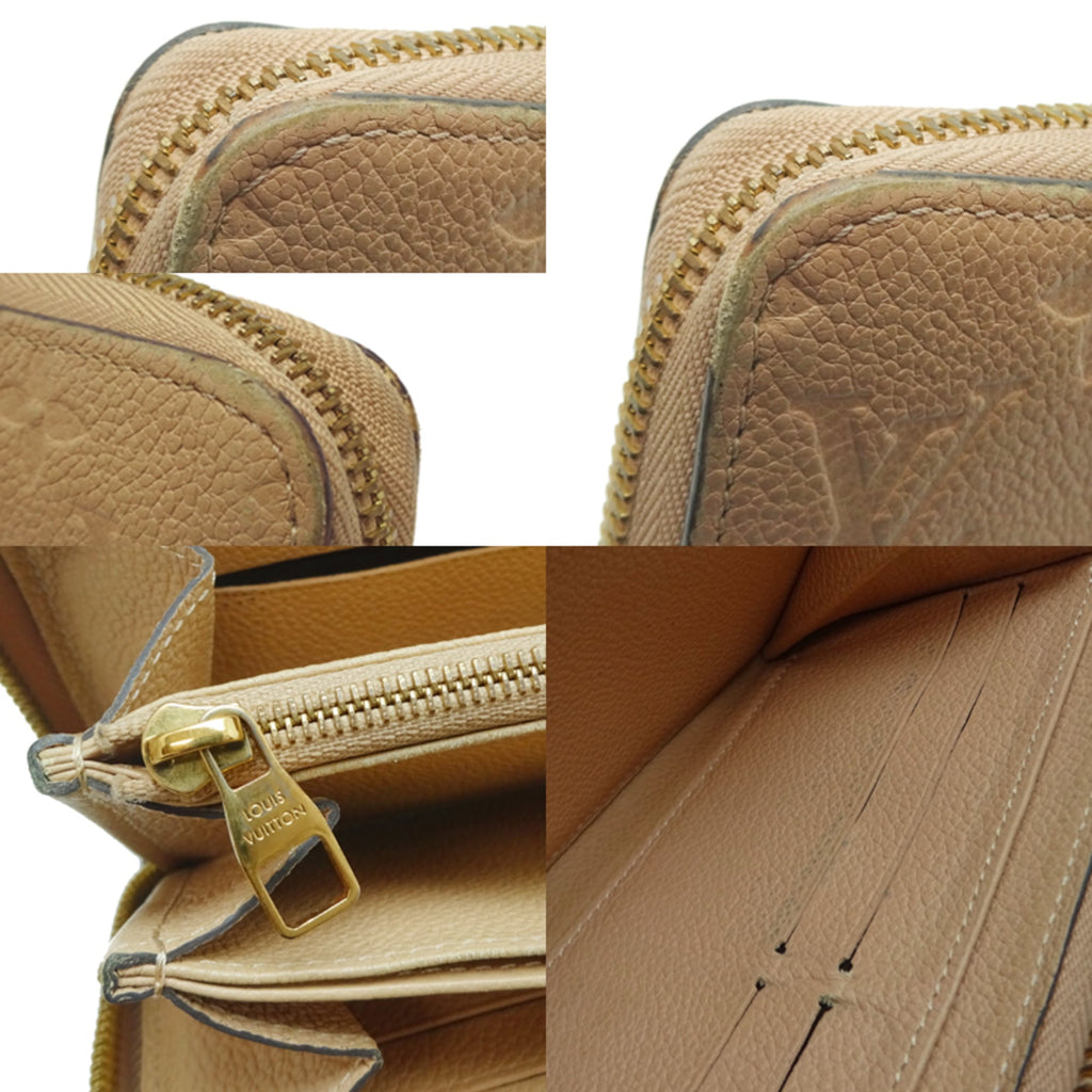 Louis Vuitton Beige Monogram Empreinte Long Wallet