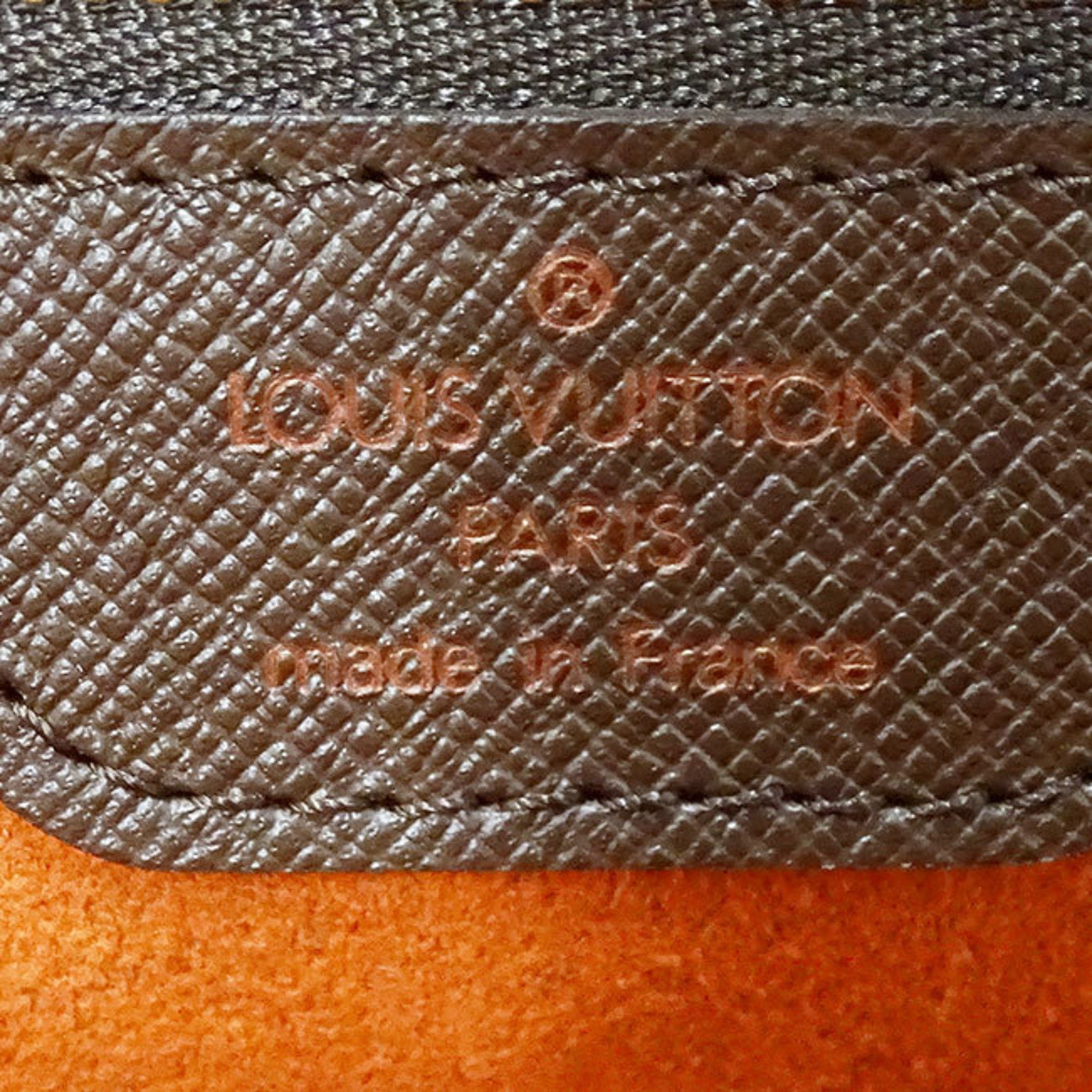 Louis Vuitton Ebene Damier Canvas Handbag
