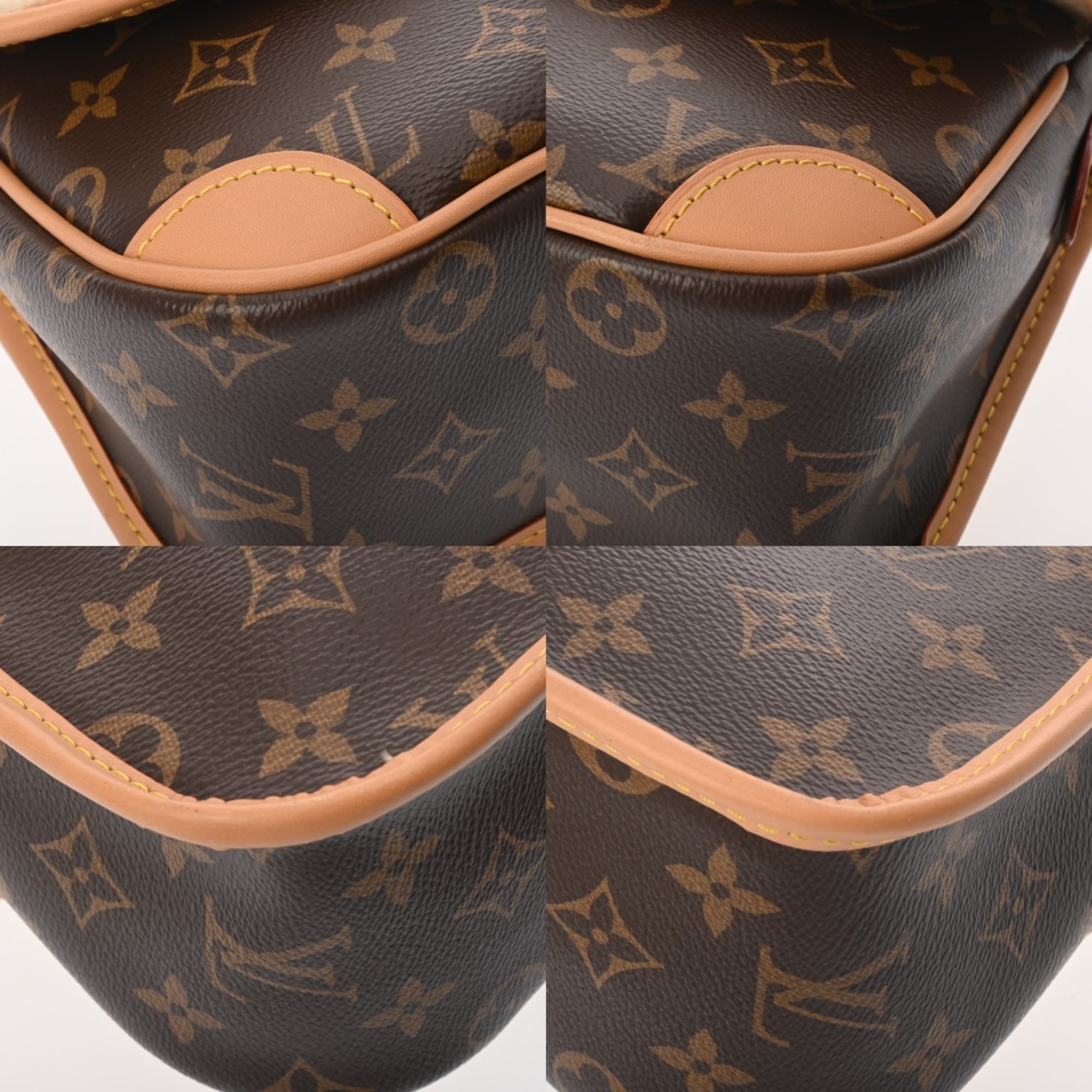 Louis Vuitton Brown Monogram Canvas Shoulder Bag