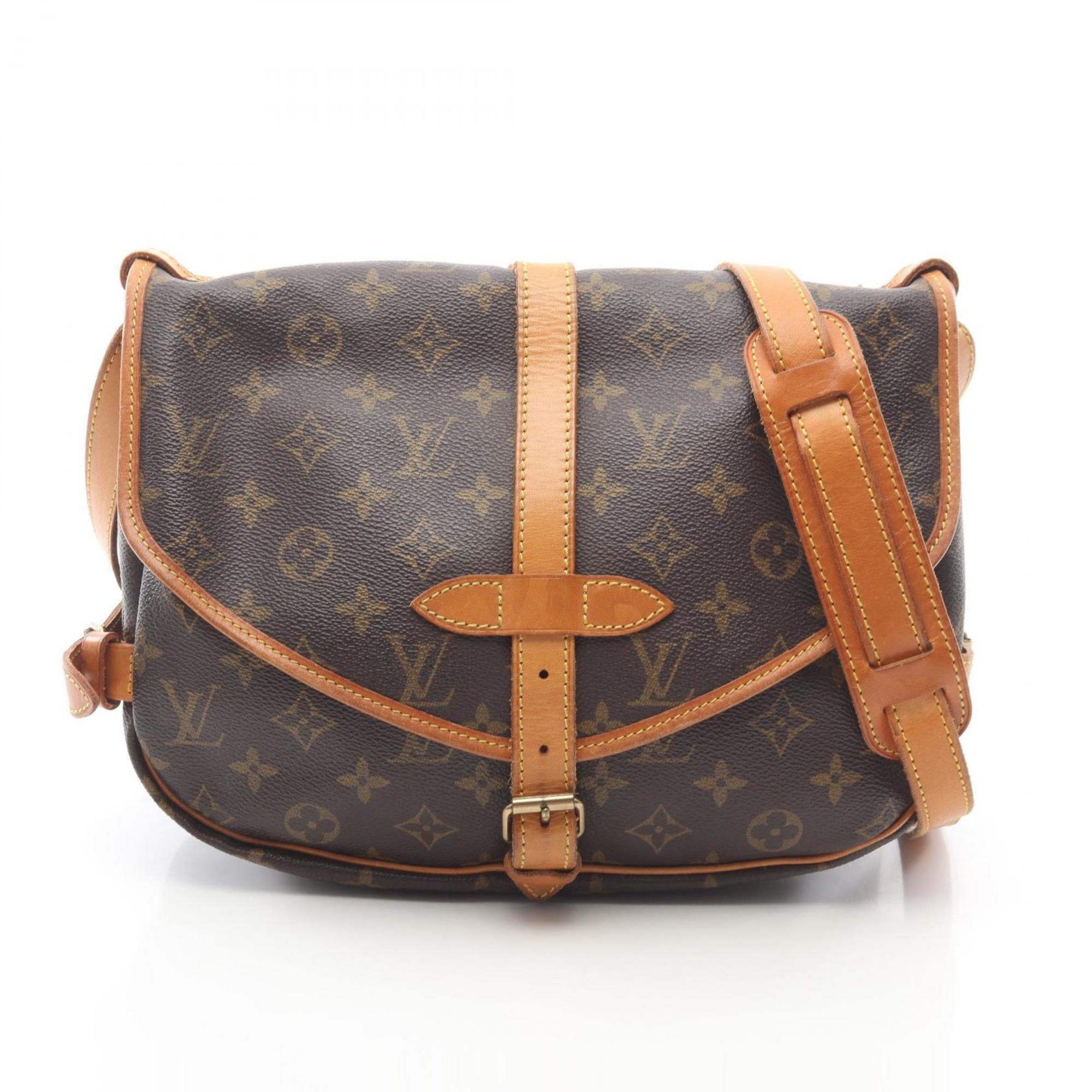 Louis Vuitton Brown Monogram Monogram Leather Handbag Shoulder Bag