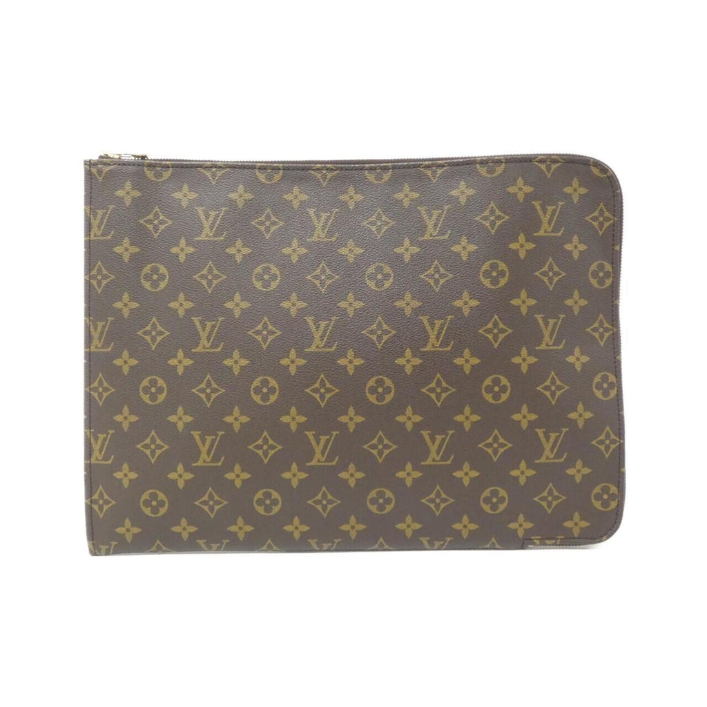 Louis Vuitton Brown Marron Coated Canvas Handbag