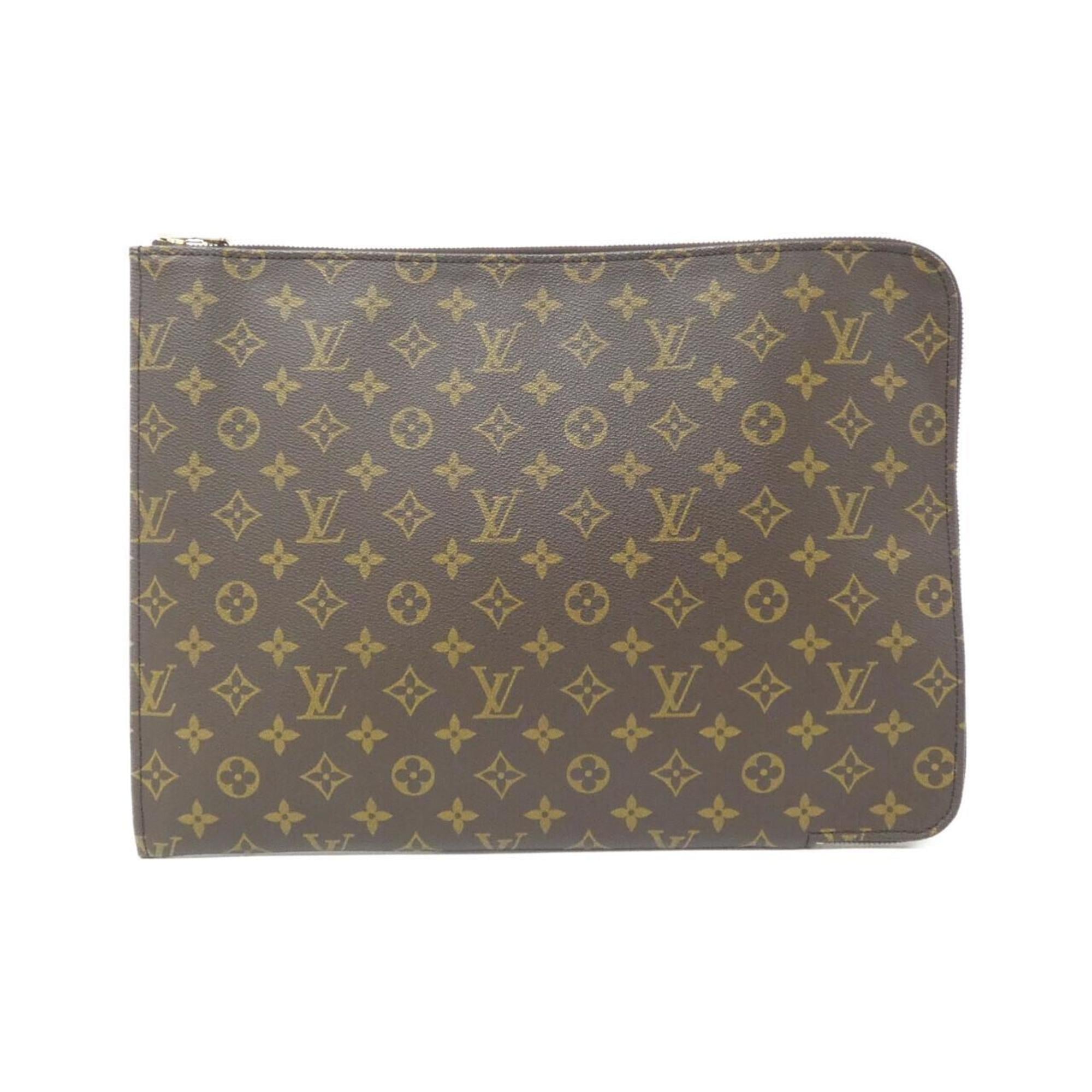 Louis Vuitton Brown Marron Coated Canvas Handbag