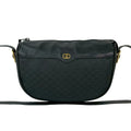 Gucci Black Leather Pvc Pochette Shoulder Bag (Pre-Owned)