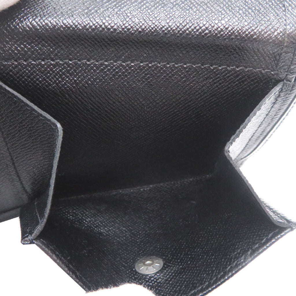 Louis Vuitton Ardoise Black Taiga Leather Wallet