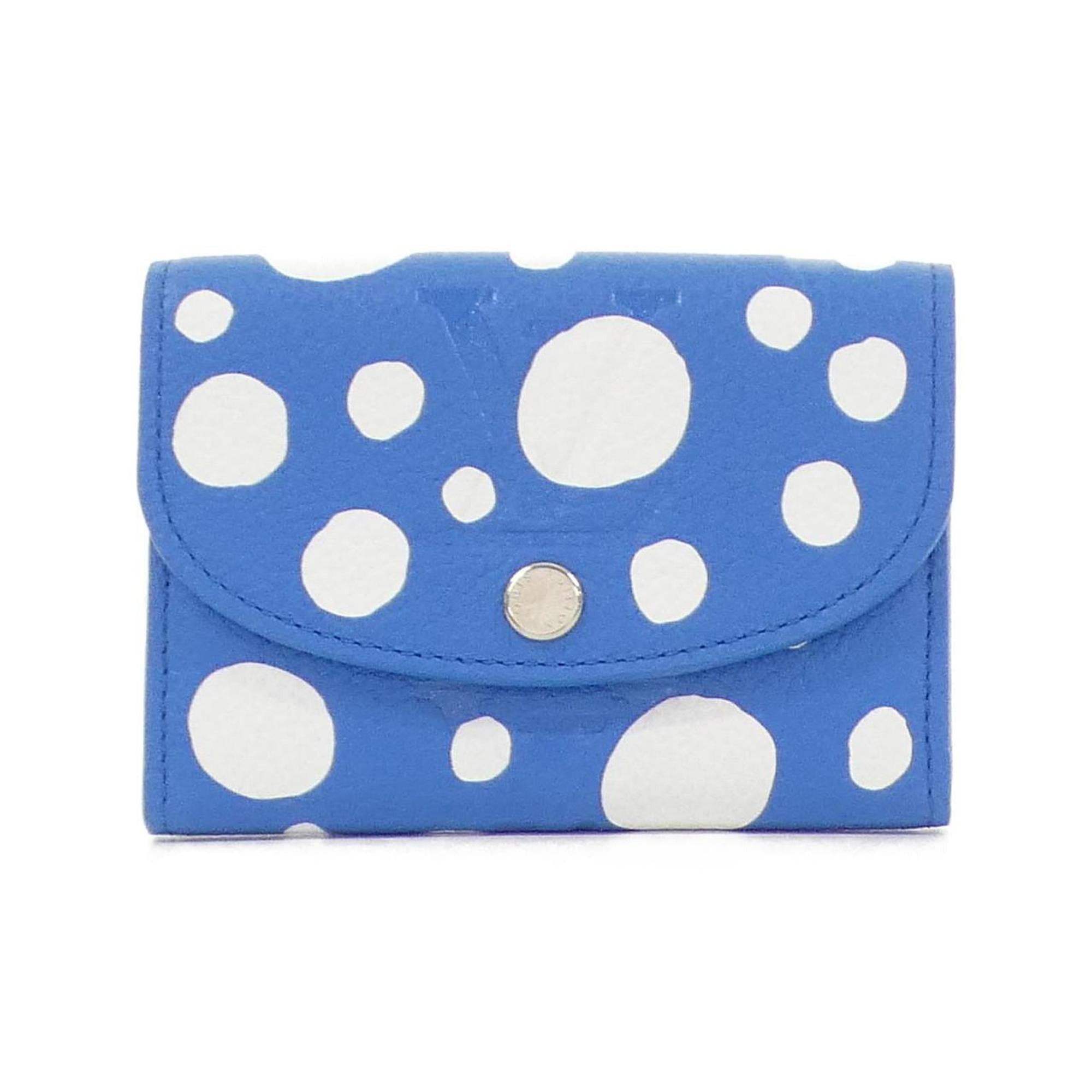 Louis Vuitton Monogram Empreinte Blanc Blue Leather Coin Purse/Coin Case