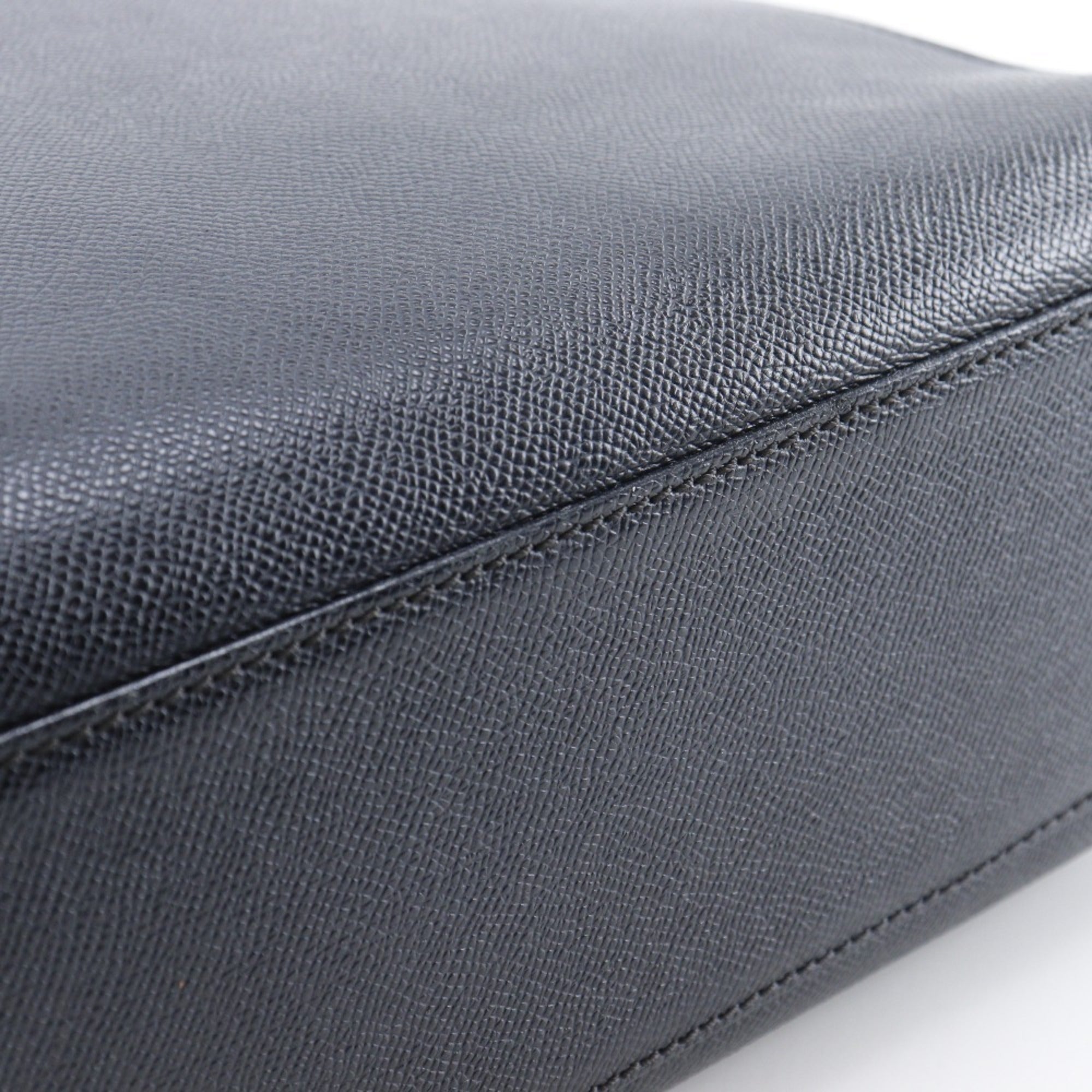 Chanel Black Grained Calfskin Tote Bag