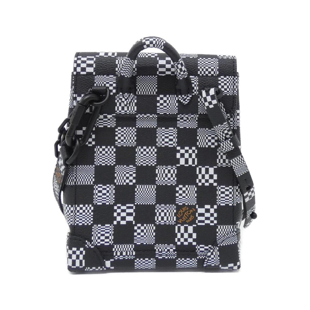 Louis Vuitton Black Coated Canvas Shoulder Bag