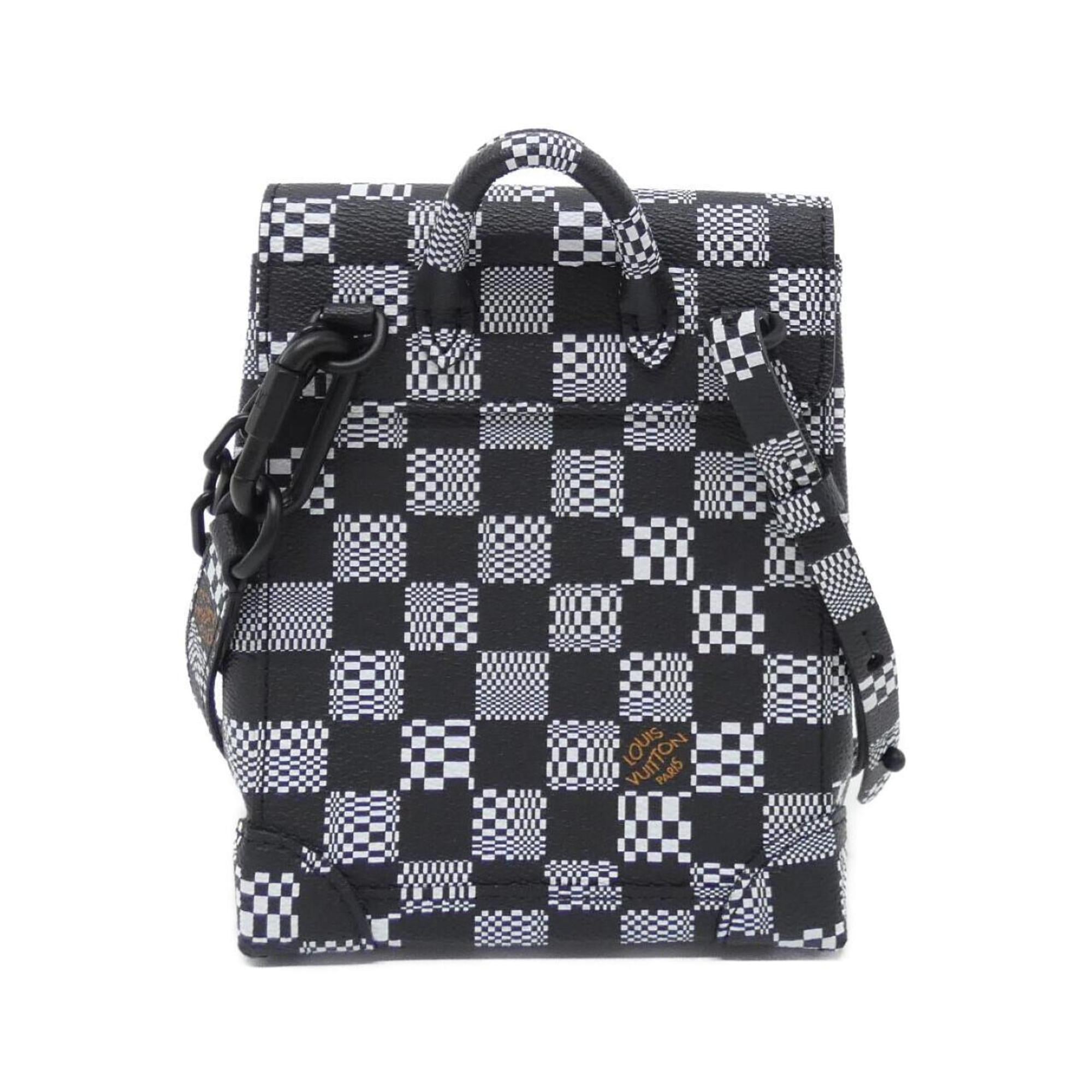 Louis Vuitton Black Coated Canvas Shoulder Bag