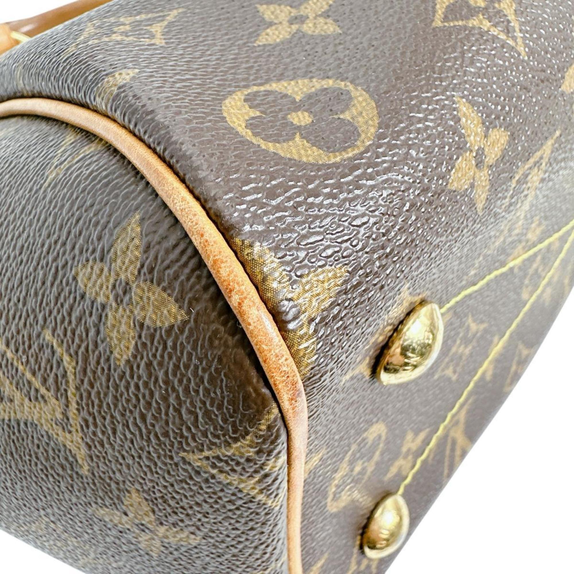 Louis Vuitton Brown Monogram Canvas Handbag