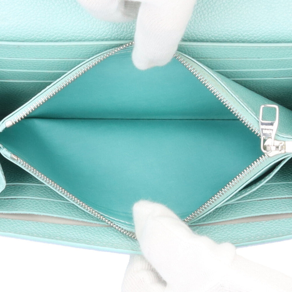 Louis Vuitton Monogram Empreinte Blue Light Blue Monogram Empreinte Long Wallet