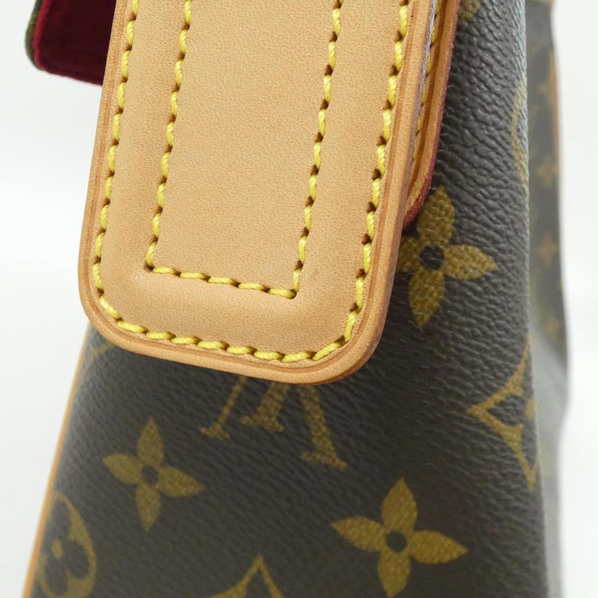 Louis Vuitton Monogram Marron Coated Canvas Shoulder Bag