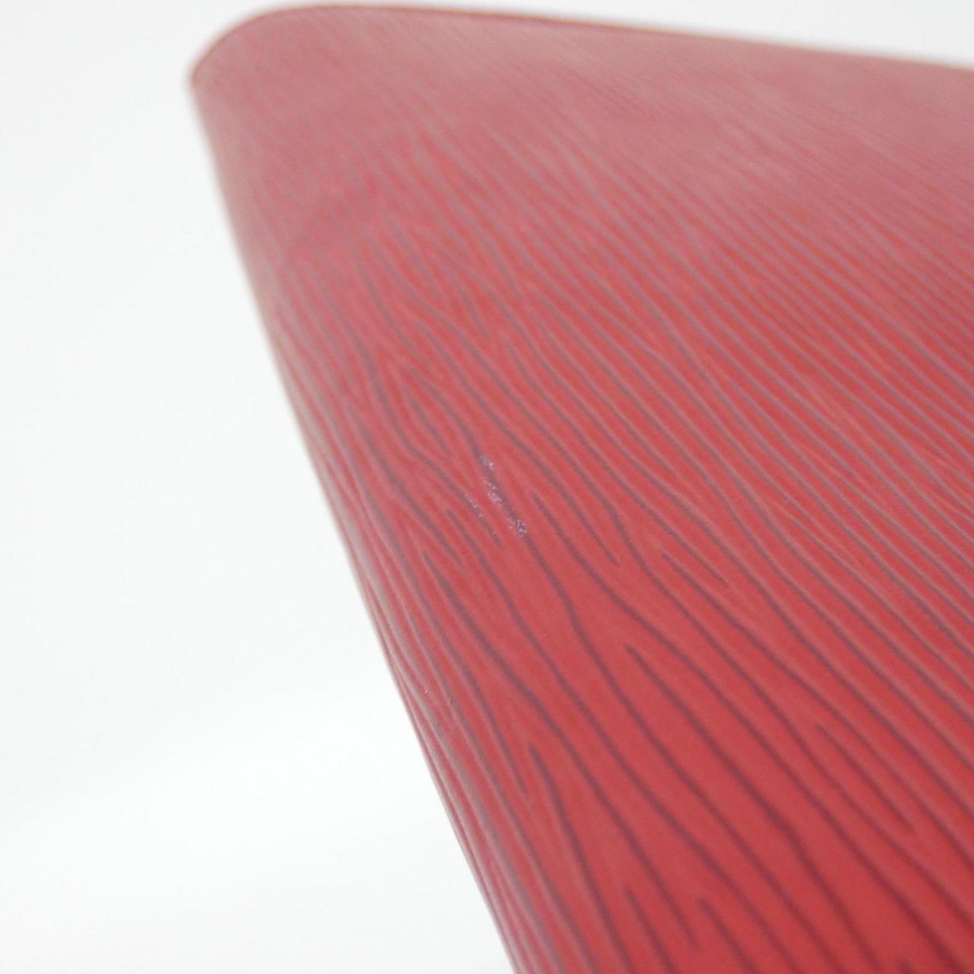 Louis Vuitton Red Color Leather Pochette Pouch