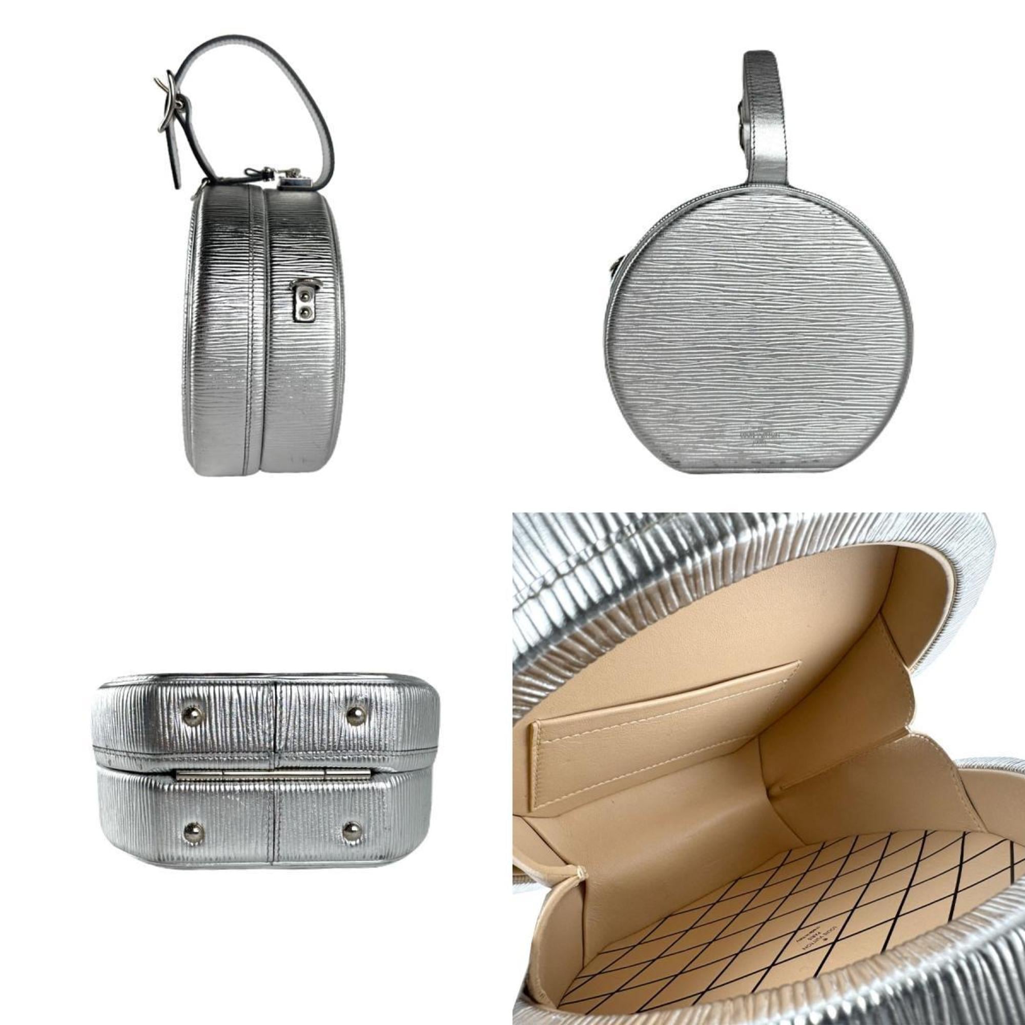 Louis Vuitton Silver Epi Leather Handbag Shoulder Bag