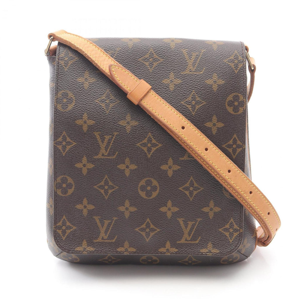 Louis Vuitton Brown Coated Canvas Pvc Leather Monogram Shoulder Bag