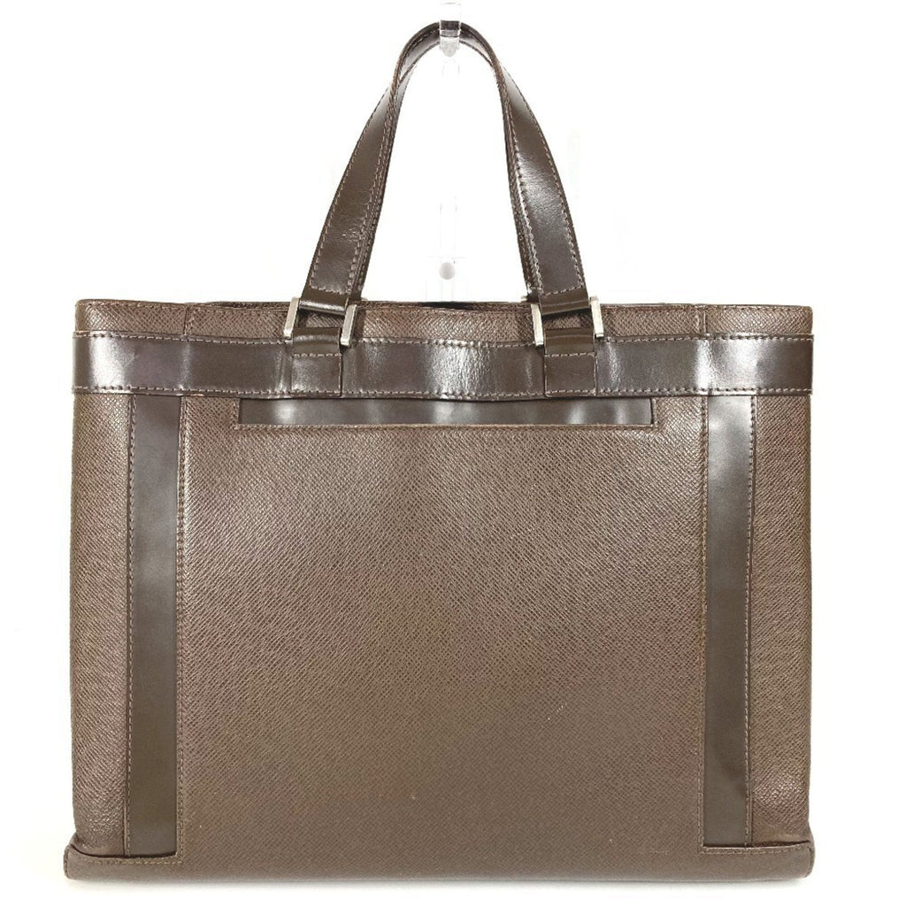 Louis Vuitton Brown Grizzly Taiga Leather Handbag Tote Bag