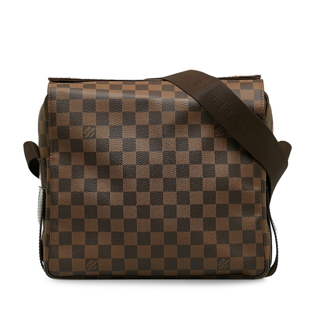 Louis Vuitton Brown Damier Canvas Pvc Leather Shoulder Bag