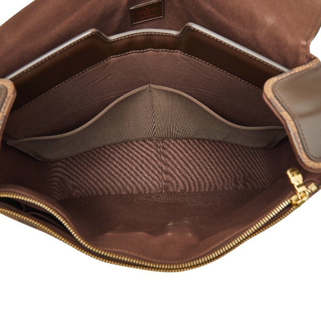 Louis Vuitton Brown Pvc Leather Shoulder Bag