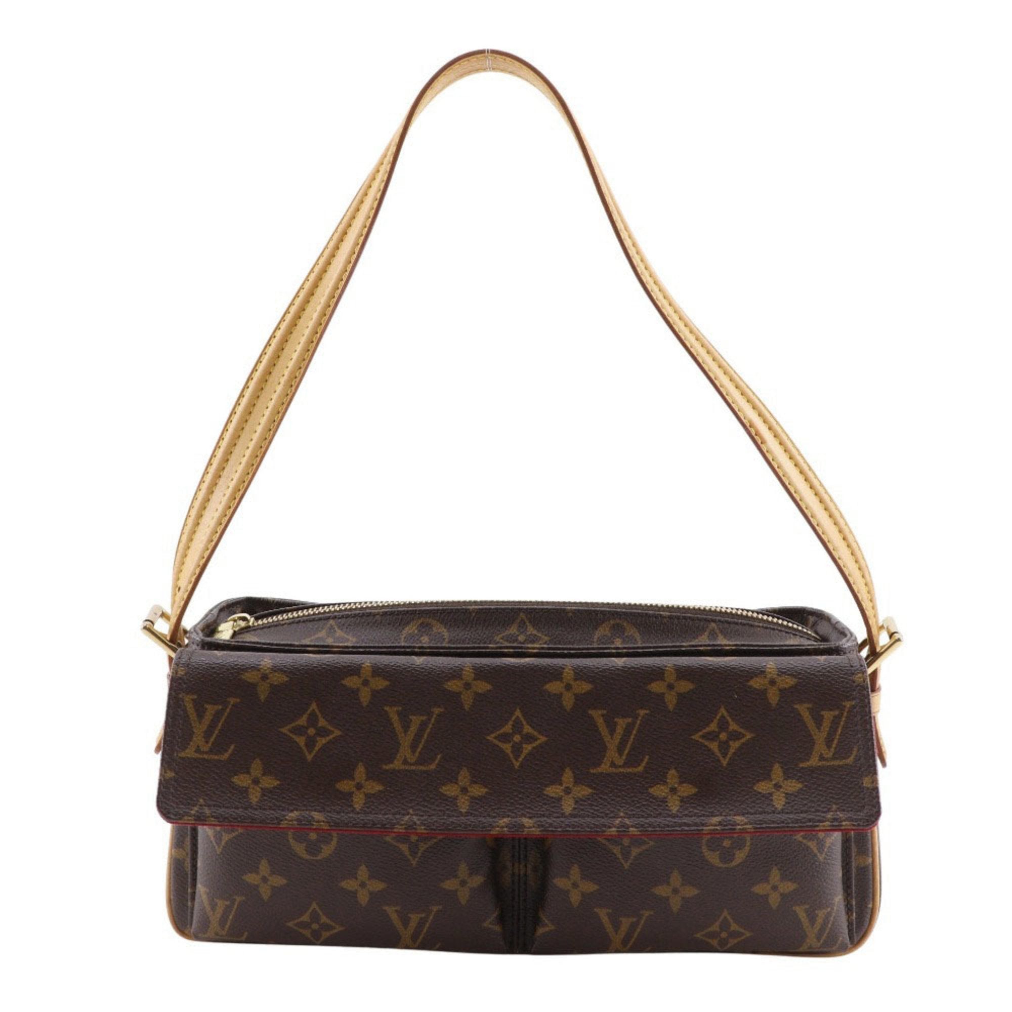 Louis Vuitton Brown Monogram Canvas Shoulder Bag