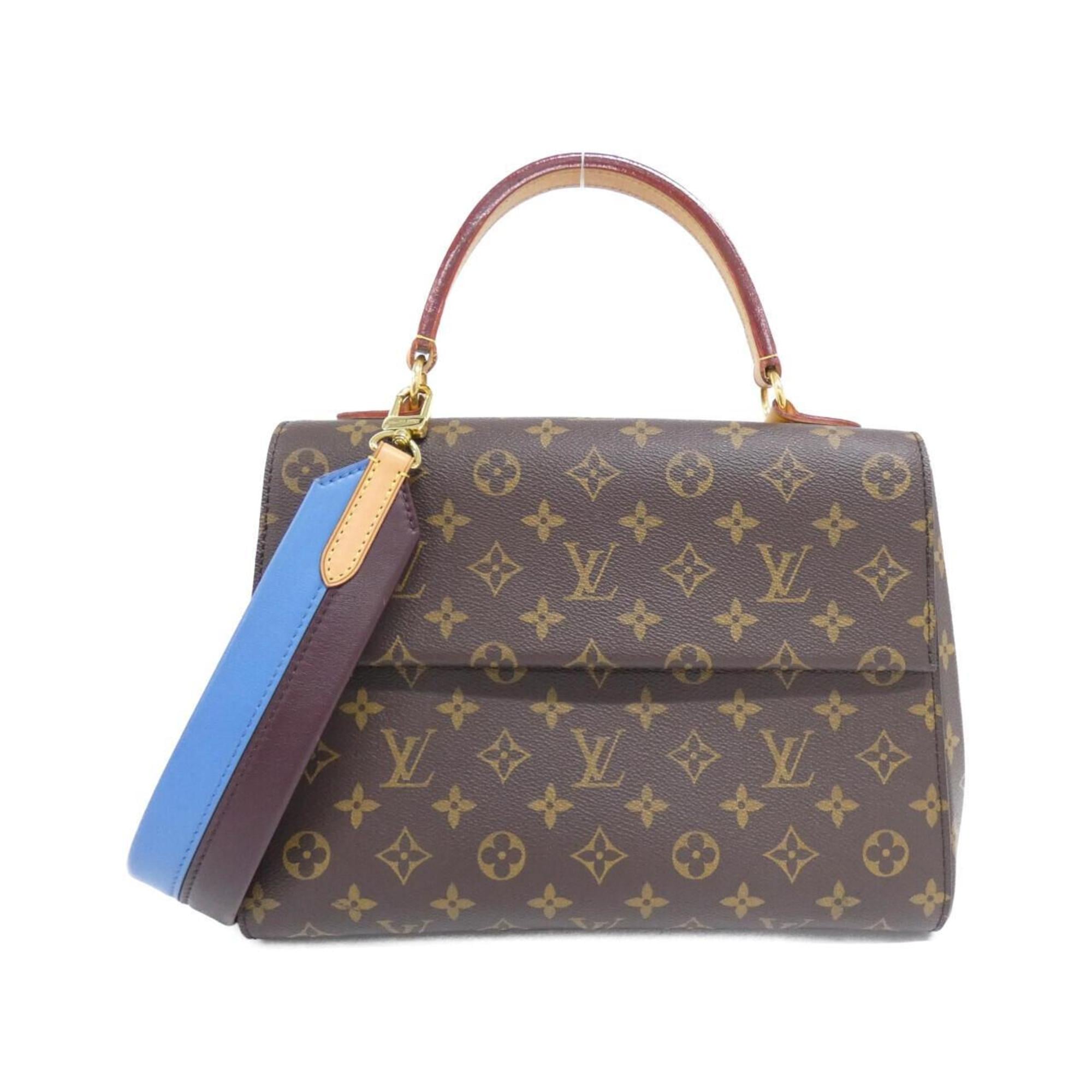 Louis Vuitton Marron Coated Canvas Handbag
