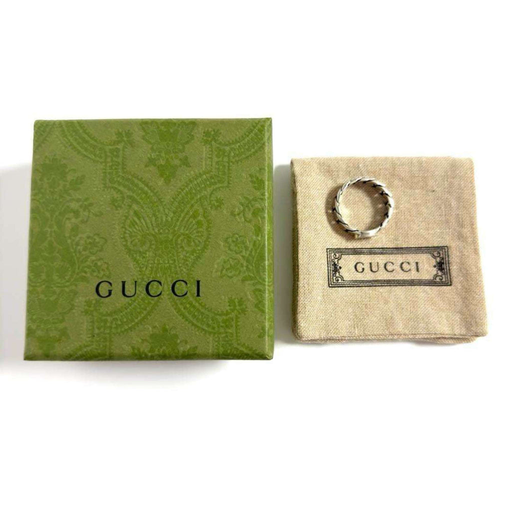 Gucci Silver 925 Band Ring (Pre-Owned)