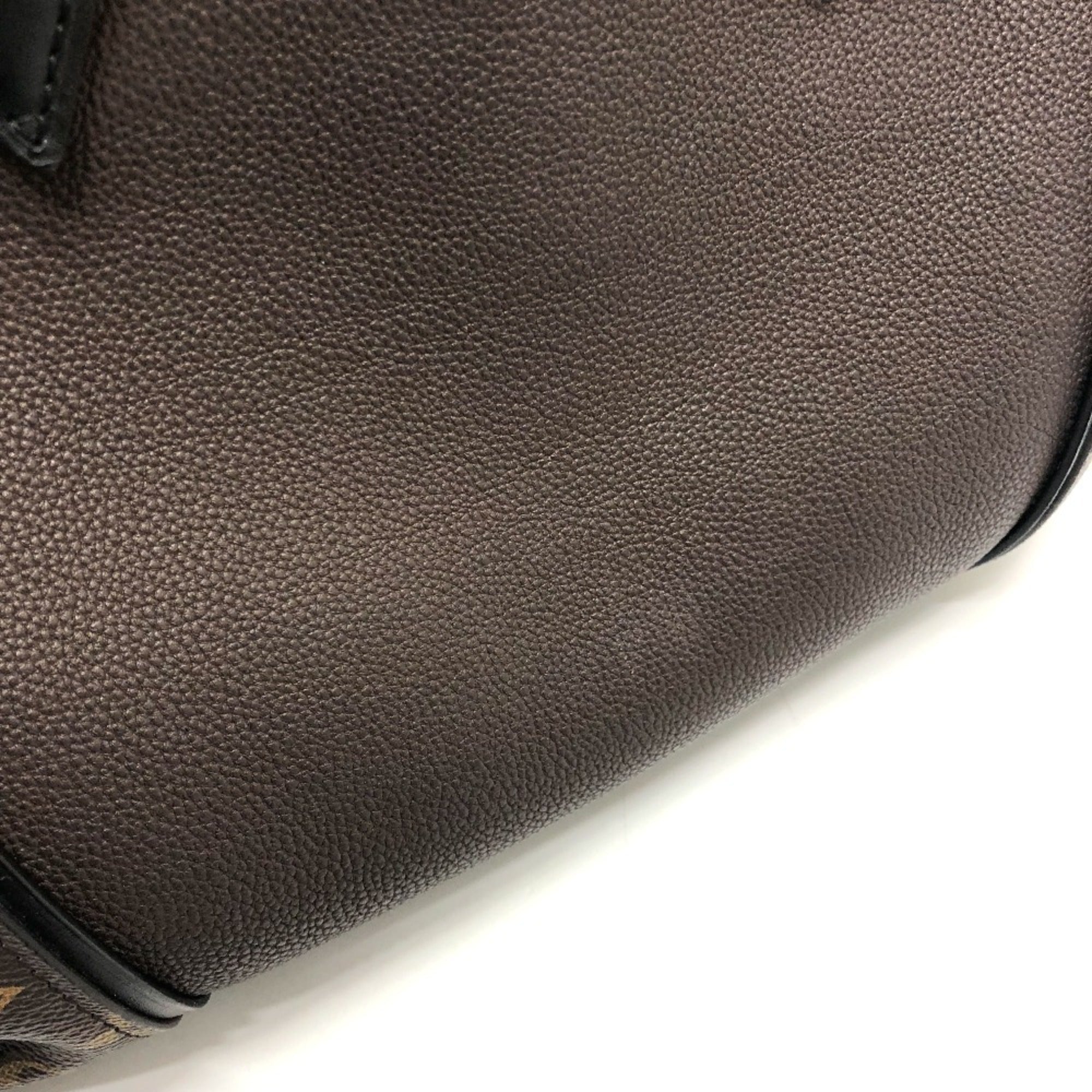 Louis Vuitton Brown Chocolat Monogram Canvas Cuir Ombre Leather Handbag