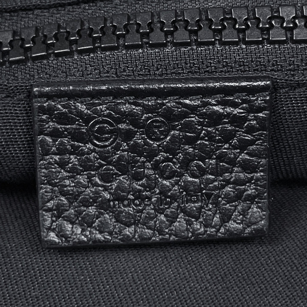Gucci Black Nylon Leather Shoulder Bag (Pre-Owned)