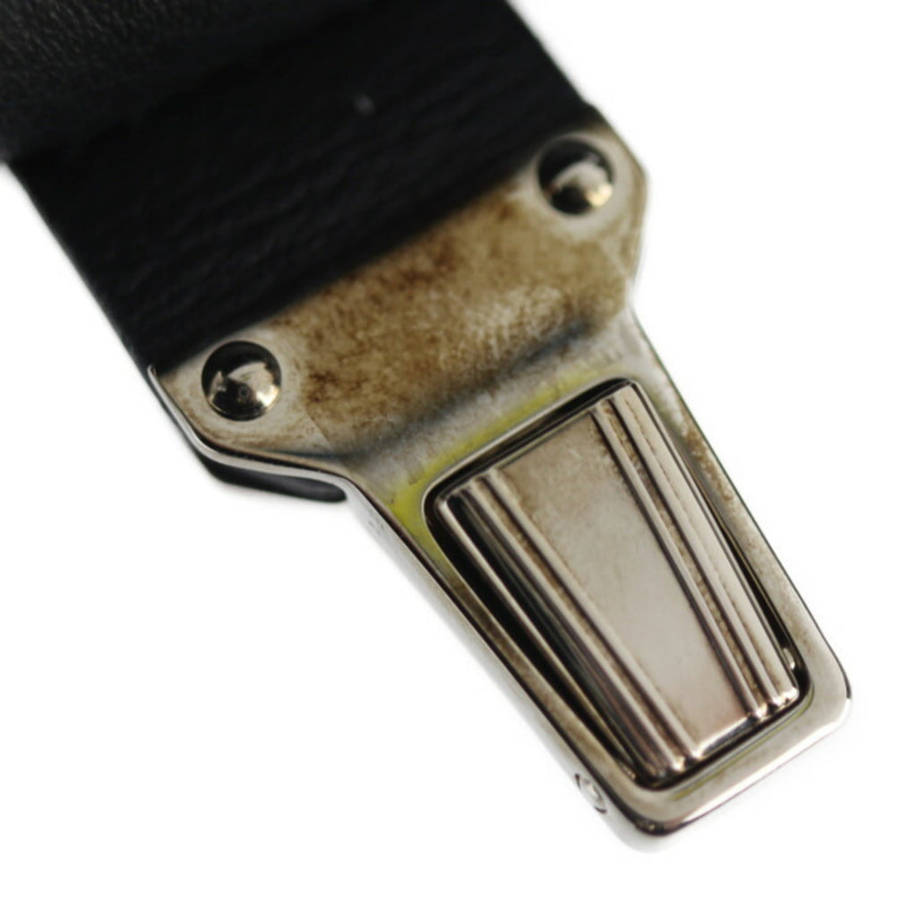 Balenciaga Paper Black Leather Clutch