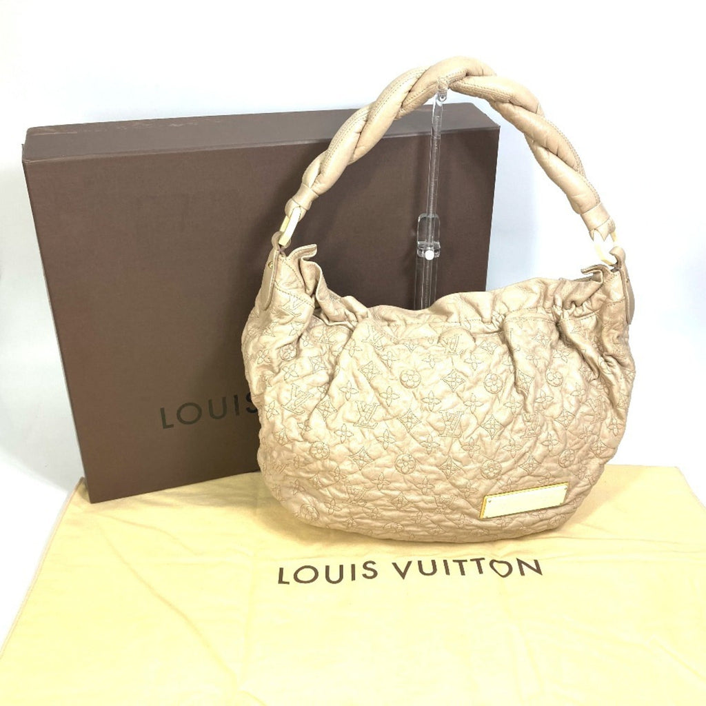 Louis Vuitton Monogram Olympe Beige Ecru Leather Shoulder Bag