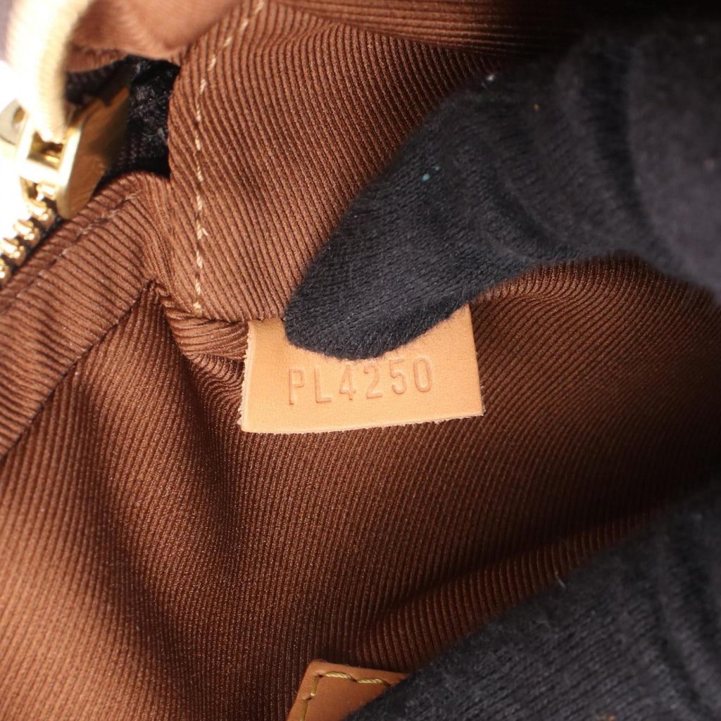 Louis Vuitton Brown Multi-Color Coated Canvas Leather Shoulder Bag