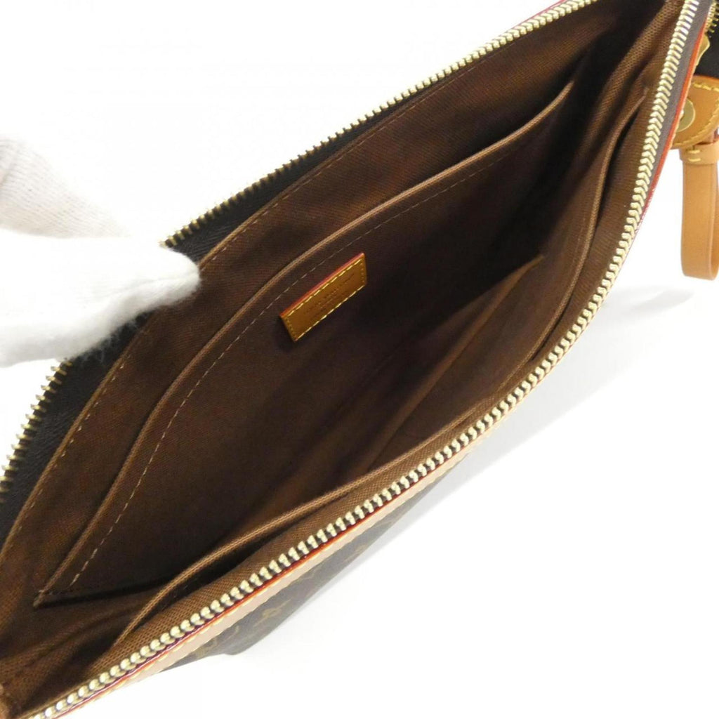 Louis Vuitton Monogram Marron Coated Canvas Pochette